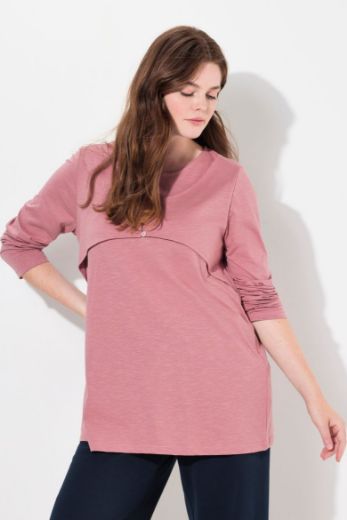 Moda za polnejše Majica dugih rukava A kroja plus velikost, xxl, Ulla Popken in Johann Popken (JP1880)