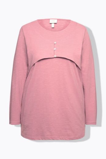Moda za polnejše Majica dugih rukava A kroja plus velikost, xxl, Ulla Popken in Johann Popken (JP1880)