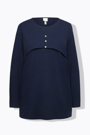 Moda za polnejše Majica dugih rukava A kroja plus velikost, xxl, Ulla Popken in Johann Popken (JP1880)