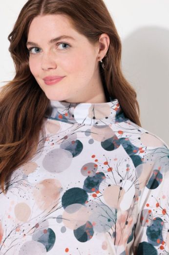 Moda za polnejše Majica dugih rukava s volanima plus velikost, xxl, Ulla Popken in Johann Popken (JP1880)