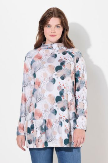 Moda za polnejše Majica dugih rukava s volanima plus velikost, xxl, Ulla Popken in Johann Popken (JP1880)