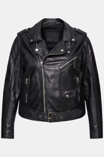 Moda za polnejše Jakna kožna kraći model plus velikost, xxl, Ulla Popken in Johann Popken (JP1880)