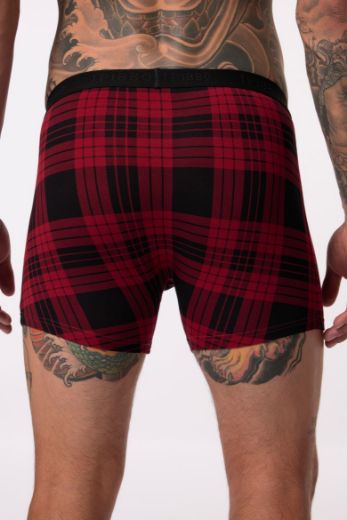 Moda za polnejše Gaće produženih nogavica karirane plus velikost, xxl, Ulla Popken in Johann Popken (JP1880)