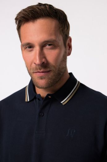Moda za polnejše Majica Polo dugih rukava plus velikost, xxl, Ulla Popken in Johann Popken (JP1880)