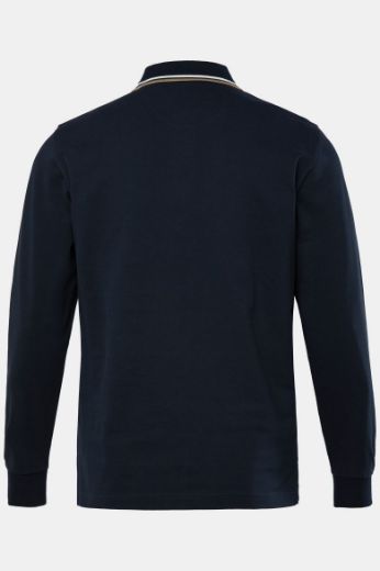 Moda za polnejše Majica Polo dugih rukava plus velikost, xxl, Ulla Popken in Johann Popken (JP1880)