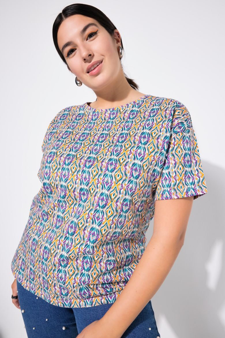 Moda za polnejše Majica kratkih rukava plus velikost, xxl, Ulla Popken in Johann Popken (JP1880)