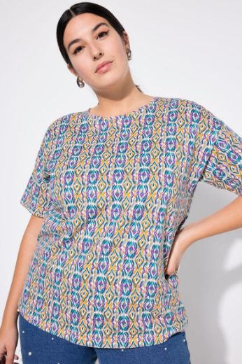 Moda za polnejše Majica kratkih rukava plus velikost, xxl, Ulla Popken in Johann Popken (JP1880)