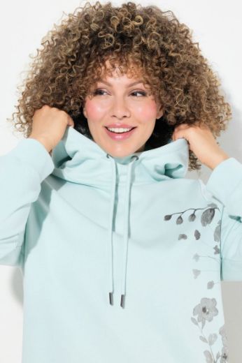 Moda za polnejše Majica dugih rukava s kapuljačom plus velikost, xxl, Ulla Popken in Johann Popken (JP1880)