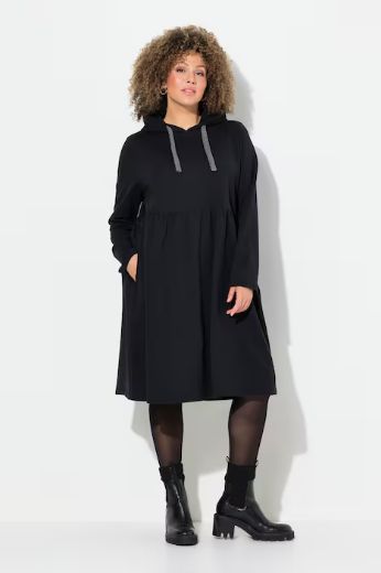 Moda za polnejše Haljina s kapuljačom plus velikost, xxl, Ulla Popken in Johann Popken (JP1880)