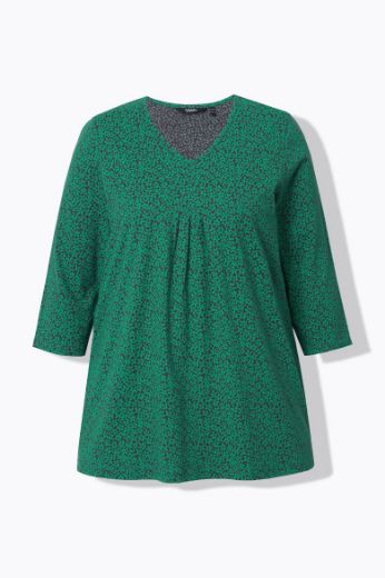 Moda za polnejše Majica 3/4 rukava A kroja plus velikost, xxl, Ulla Popken in Johann Popken (JP1880)