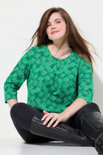 Moda za polnejše Majica 3/4 rukava okruglog ovratnika plus velikost, xxl, Ulla Popken in Johann Popken (JP1880)