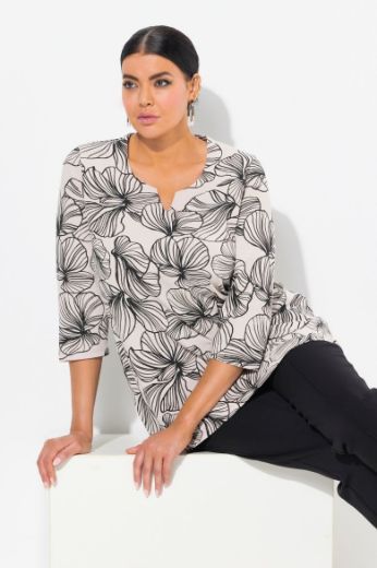 Moda za polnejše Majica 3/4 rukava plus velikost, xxl, Ulla Popken in Johann Popken (JP1880)