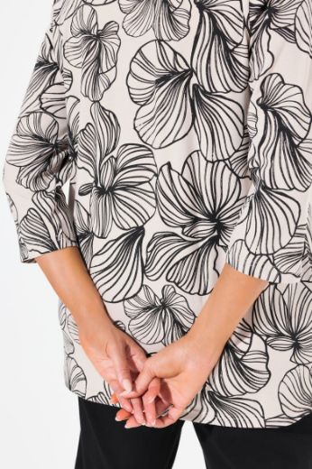 Moda za polnejše Majica 3/4 rukava plus velikost, xxl, Ulla Popken in Johann Popken (JP1880)
