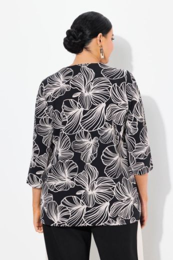 Moda za polnejše Majica 3/4 rukava plus velikost, xxl, Ulla Popken in Johann Popken (JP1880)