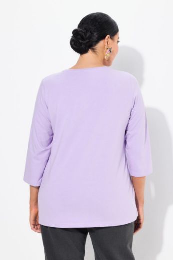 Moda za polnejše Majica 3/4 rukava okruglog ovratnika plus velikost, xxl, Ulla Popken in Johann Popken (JP1880)