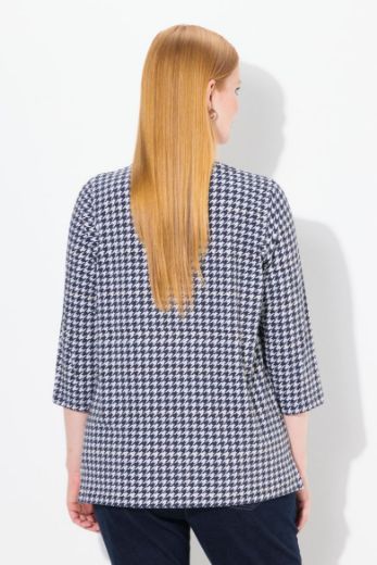 Moda za polnejše Majica 3/4 rukava V ovratnika plus velikost, xxl, Ulla Popken in Johann Popken (JP1880)