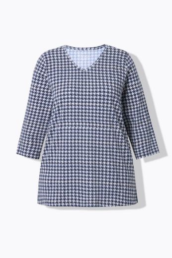 Moda za polnejše Majica 3/4 rukava V ovratnika plus velikost, xxl, Ulla Popken in Johann Popken (JP1880)