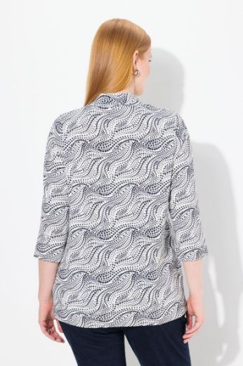 Moda za polnejše Majica 3/4 rukava A kroja plus velikost, xxl, Ulla Popken in Johann Popken (JP1880)
