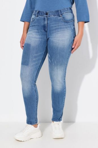 Moda za polnejše Traperice uskih nogavica plus velikost, xxl, Ulla Popken in Johann Popken (JP1880)