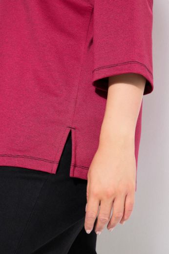 Moda za polnejše Majica 3/4 rukava okruglog ovratnika plus velikost, xxl, Ulla Popken in Johann Popken (JP1880)