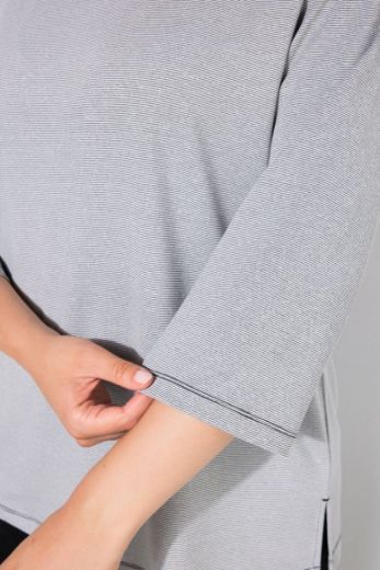 Moda za polnejše Majica 3/4 rukava okruglog ovratnika plus velikost, xxl, Ulla Popken in Johann Popken (JP1880)