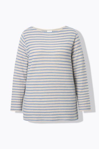 Moda za polnejše Majica dugih rukava na pruge plus velikost, xxl, Ulla Popken in Johann Popken (JP1880)