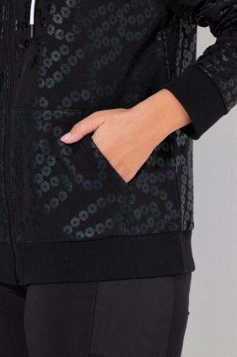 Moda za polnejše Majica dugih rukava s kapuljačom plus velikost, xxl, Ulla Popken in Johann Popken (JP1880)