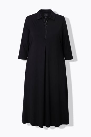Moda za polnejše Haljina midi 3/4 rukava plus velikost, xxl, Ulla Popken in Johann Popken (JP1880)
