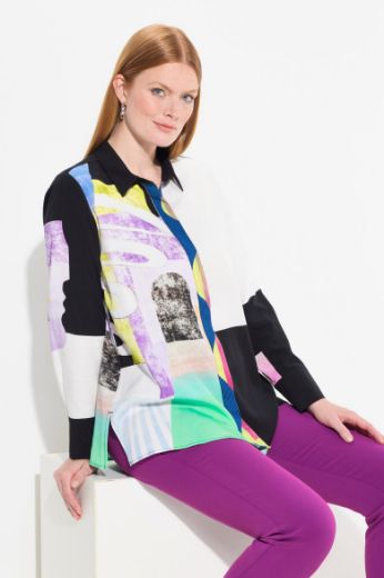 Moda za polnejše Bluza dugih rukava plus velikost, xxl, Ulla Popken in Johann Popken (JP1880)