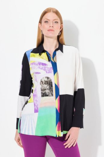 Moda za polnejše Bluza dugih rukava plus velikost, xxl, Ulla Popken in Johann Popken (JP1880)