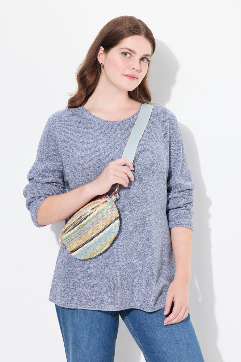Moda za polnejše Pulover pamučni plus velikost, xxl, Ulla Popken in Johann Popken (JP1880)
