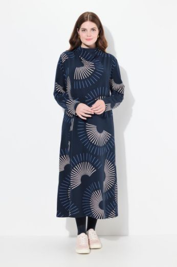 Moda za polnejše Haljina midi dugih rukava plus velikost, xxl, Ulla Popken in Johann Popken (JP1880)