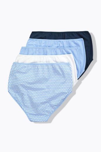 Moda za polnejše Gaćice maxi 5 komada plus velikost, xxl, Ulla Popken in Johann Popken (JP1880)