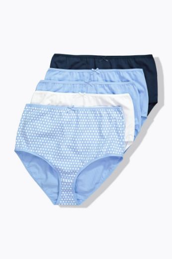 Moda za polnejše Gaćice maxi 5 komada plus velikost, xxl, Ulla Popken in Johann Popken (JP1880)
