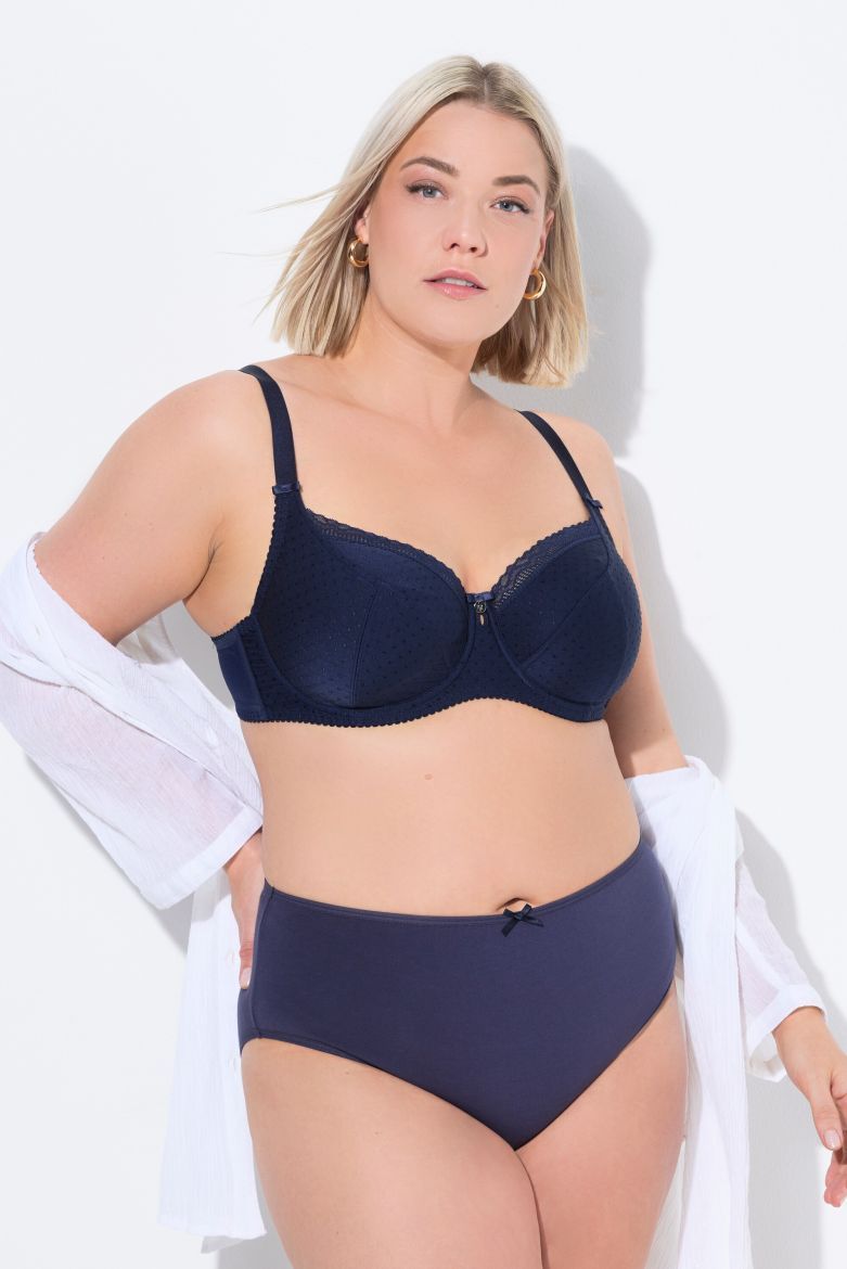 Moda za polnejše Gaćice midi 5 komada plus velikost, xxl, Ulla Popken in Johann Popken (JP1880)