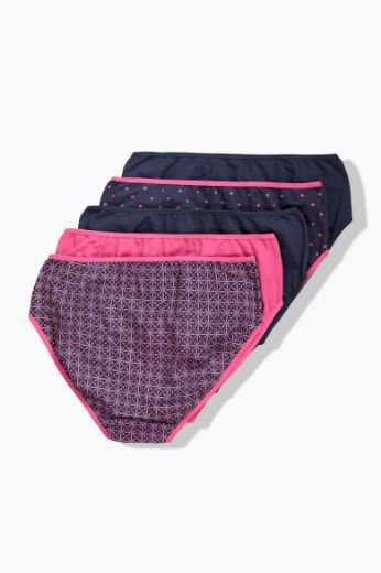 Moda za polnejše Gaćice midi 5 komada plus velikost, xxl, Ulla Popken in Johann Popken (JP1880)