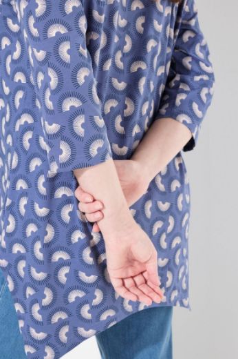 Moda za polnejše Majica 3/4 rukava A kroja plus velikost, xxl, Ulla Popken in Johann Popken (JP1880)