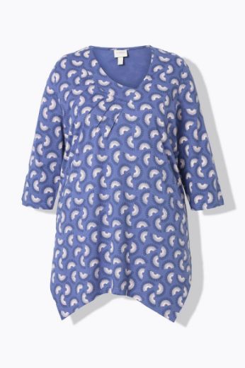 Moda za polnejše Majica 3/4 rukava A kroja plus velikost, xxl, Ulla Popken in Johann Popken (JP1880)