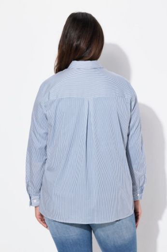 Moda za polnejše Košulja dugih rukava na pruge plus velikost, xxl, Ulla Popken in Johann Popken (JP1880)