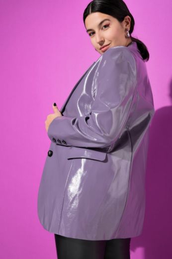 Moda za polnejše Sako imitacija kože plus velikost, xxl, Ulla Popken in Johann Popken (JP1880)