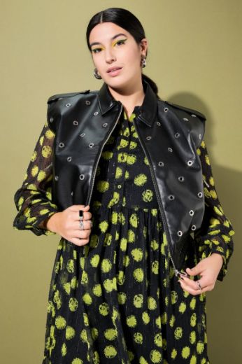 Moda za polnejše Prsluk od umjetne kože plus velikost, xxl, Ulla Popken in Johann Popken (JP1880)