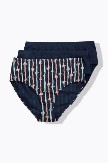 Moda za polnejše Gaćice midi 3 komada plus velikost, xxl, Ulla Popken in Johann Popken (JP1880)