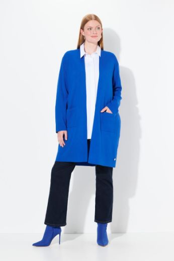 Moda za polnejše Kardigan dugi model s džepovima plus velikost, xxl, Ulla Popken in Johann Popken (JP1880)