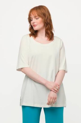 Moda za polnejše Majica A kroja kratkih rukava plus velikost, xxl, Ulla Popken in Johann Popken (JP1880)