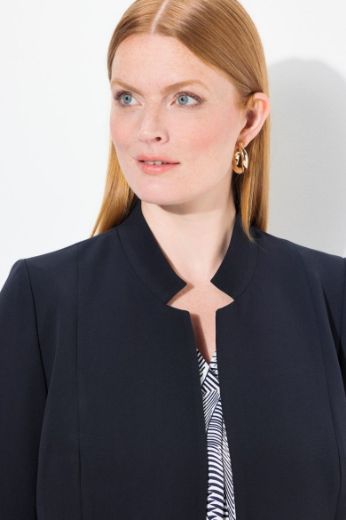 Moda za polnejše Sako duži model povišenog ovratnika plus velikost, xxl, Ulla Popken in Johann Popken (JP1880)