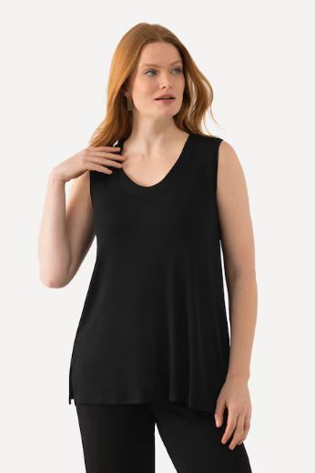 Moda za polnejše Top V ovratnika širih naramenica plus velikost, xxl, Ulla Popken in Johann Popken (JP1880)