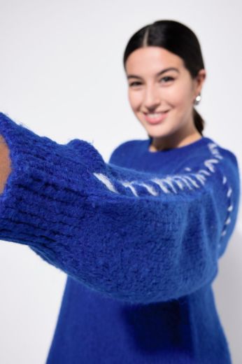 Moda za polnejše Haljina pletena dugih rukava plus velikost, xxl, Ulla Popken in Johann Popken (JP1880)