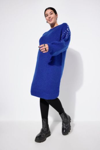Moda za polnejše Haljina pletena dugih rukava plus velikost, xxl, Ulla Popken in Johann Popken (JP1880)