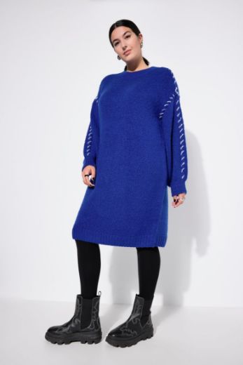 Moda za polnejše Haljina pletena dugih rukava plus velikost, xxl, Ulla Popken in Johann Popken (JP1880)