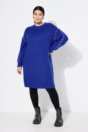 Moda za polnejše Haljina pletena dugih rukava plus velikost, xxl, Ulla Popken in Johann Popken (JP1880)